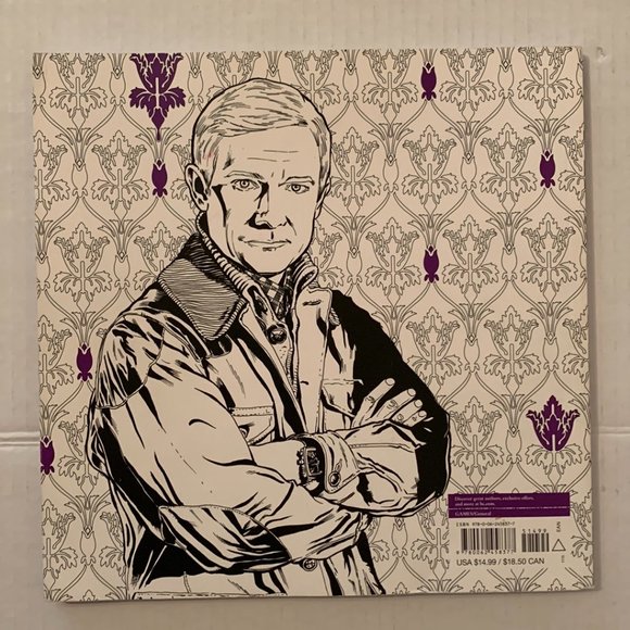 Coloring Books Adult Lot of 4 Fabulous Fashions Tropical World Sherlock Mulga's - Picture 10 of 16